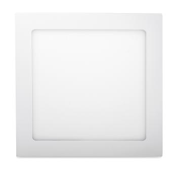 LED Solution Bílý vestavný LED panel hranatý 225 x 225mm 18W Barva světla: Studená bílá 10261