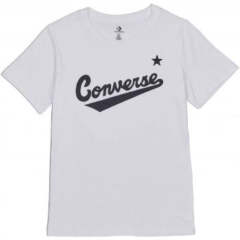 Converse SCRIPTED WORDMARK TEE Dámské tričko, bílá, velikost XS