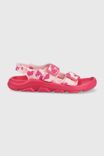 Dětské sandály Birkenstock růžová barva