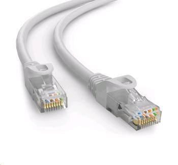 C-TECH kabel patchcord Cat6e, UTP, šedý, 7, 5m