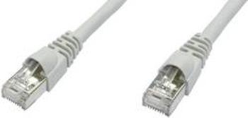 Síťový kabel RJ45 Telegärtner L00000A0130, CAT 6A, S/FTP, 0.50 m, bílá