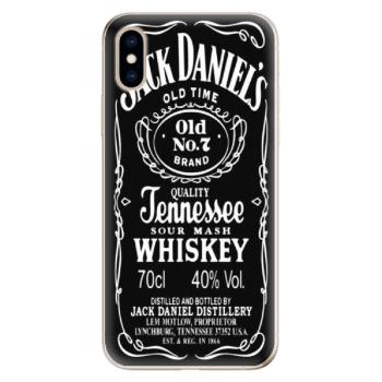 Odolné silikonové pouzdro iSaprio - Jack Daniels - iPhone XS