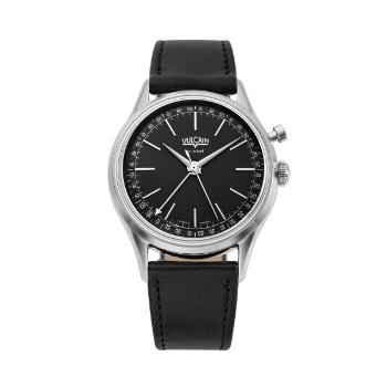 Vulcain Cricket President 36 mm - Black - Black Plain