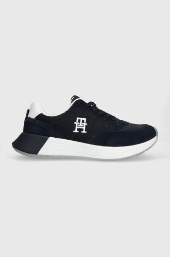 Sneakers boty Tommy Hilfiger CLASSIC ELEVATED RUNNER LOCKER tmavomodrá barva, FM0FM04939