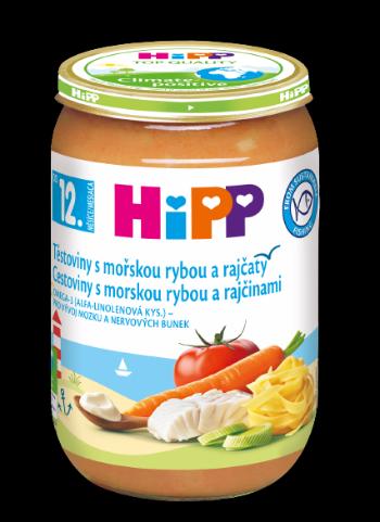 HiPP MENU Těstoviny s mořskou rybou a rajčaty 220 g