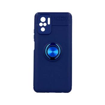 TopQ Xiaomi Redmi Note 10 silikon modrý s modrým prstenem 58853 (Sun-58853)