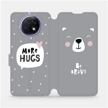 Flipové pouzdro na mobil Xiaomi Redmi Note 9T 5G - MH06P Be brave - more hugs (5903516625802)