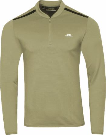 J.Lindeberg Tech Bridge Mid Layer Oil Green L Sweatshirt