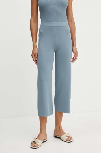 Kalhoty Max Mara Leisure dámské, jednoduché, high waist, 2426336017600