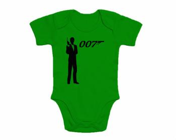 Dětské body krátký rukáv premium James Bond