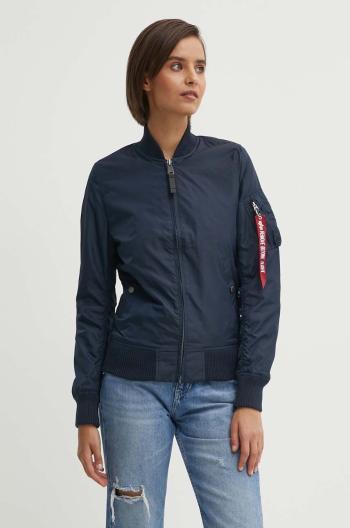 Bomber bunda Alpha Industries MA-1 TT Wmn 141041 07 tmavomodrá barva, přechodná