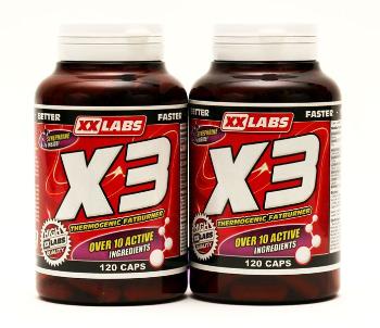 Xxlabs X3 Thermogenic Fat Burner 120+120 kapslí