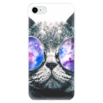 Odolné silikonové pouzdro iSaprio - Galaxy Cat - iPhone SE 2020