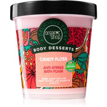 Organic Shop Body Desserts Candy Floss antistresová pěna do koupele 450 ml