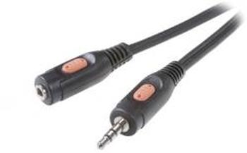 Jack audio prodlužovací kabel SpeaKa Professional SP-7870228, 10.00 m, černá