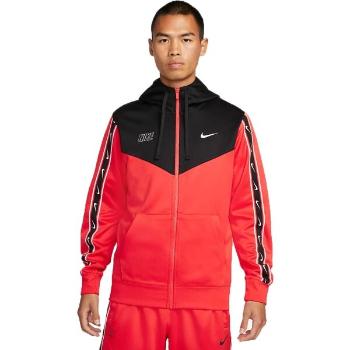 Nike NSW REPEAT SW PK FZ HOODY Pánská mikina, červená, velikost M