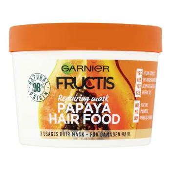 Garnier Fructis Hair Food Papaya 400 ml maska na vlasy pro ženy na poškozené vlasy