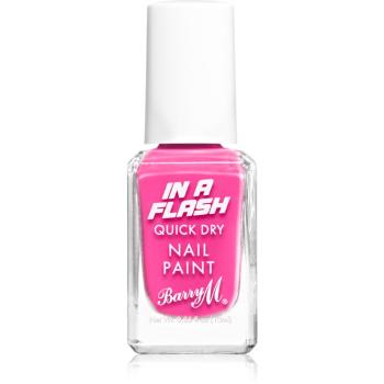 Barry M IN A FLASH lak na nehty odstín Pink Burst 10 ml