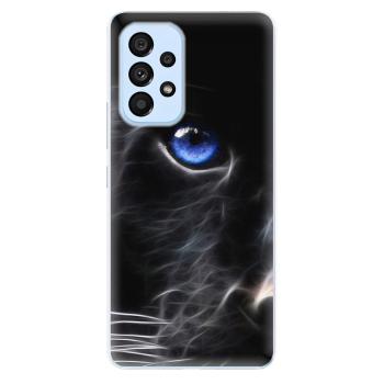 Odolné silikonové pouzdro iSaprio - Black Puma - Samsung Galaxy A73 5G