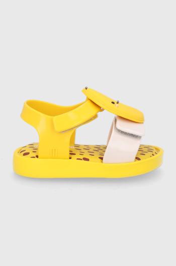 Dětské sandály Melissa žlutá barva