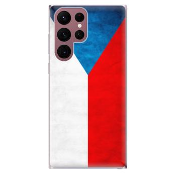 Odolné silikonové pouzdro iSaprio - Czech Flag - Samsung Galaxy S22 Ultra 5G