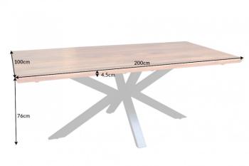 Jídelní stůl MORFEUS Dekorhome 200x100x76 cm