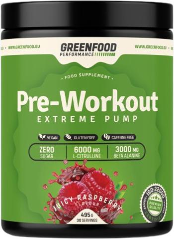 GreenFood Nutrition Performance Pre-Workout Malina 495 g