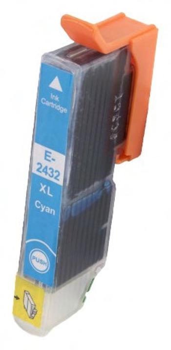 EPSON T2432 (C13T24324010) - kompatibilní cartridge, azurová, 16ml