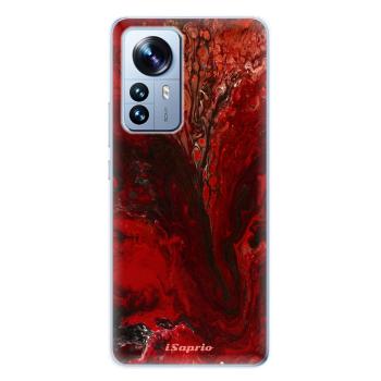 Odolné silikonové pouzdro iSaprio - RedMarble 17 - Xiaomi 12 Pro