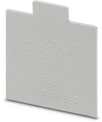 End cover D-MBK 5/E-T Phoenix Contact 50 ks