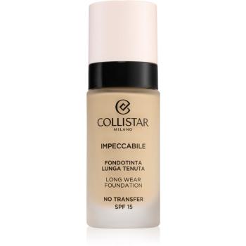 Collistar Impeccabile Long Wear Foundation dlouhotrvající make-up SPF 15 1N Avory 30 ml