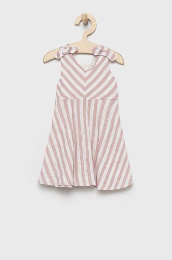 Dívčí šaty Birba&Trybeyond růžová barva, mini, áčková