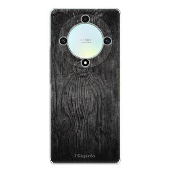 Odolné silikonové pouzdro iSaprio - Black Wood 13 - Honor Magic5 Lite 5G