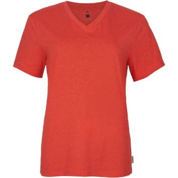 O'Neill ESSENTIALS V-NECK T-SHIRT Dámské tričko, červená, velikost M