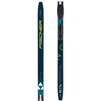 Fischer COMFORT CRUISER + TOUR STEP Běžecké lyže s podporou stoupání, tmavě modrá, velikost XL