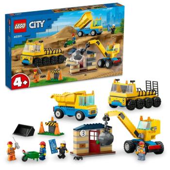 LEGO City 60391 Vozidla ze stavby a demoliční koule