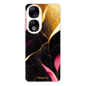 Odolné silikonové pouzdro iSaprio - Gold Pink Marble - Honor 90 5G