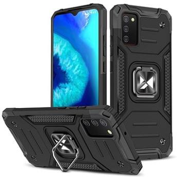 Ring Armor plastový kryt na Samsung Galaxy A03s, černý (WOZ243251)