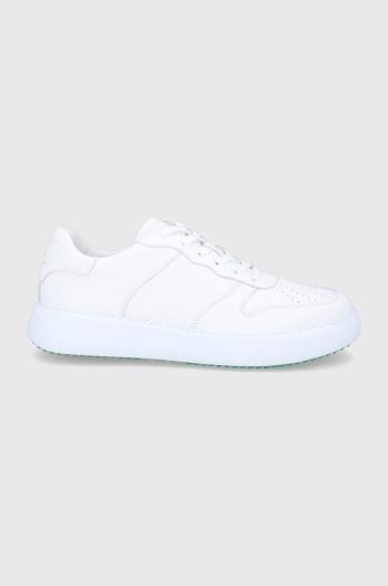 Kožené boty Gant Palbro bílá barva
