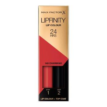 Max Factor Lipfinity Lip Colour 4,2 g rtěnka pro ženy 140 Charming tekutá rtěnka