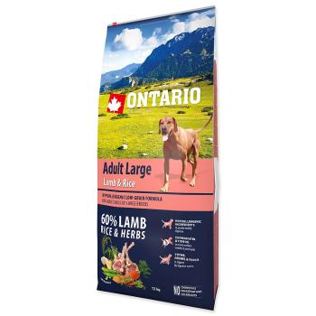 ONTARIO Dog Adult Large Lamb & Rice & Turkey 12 kg