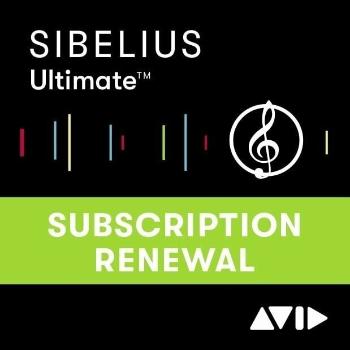 AVID Sibelius Ultimate 1Y Subscription RENEWAL