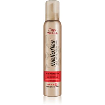 Wella Wellaflex Heat Protection pěnové tužidlo pro tepelnou úpravu vlasů 200 ml