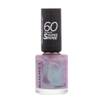 Rimmel London 60 Seconds Super Shine 8 ml lak na nehty pro ženy 719 Mermaid Fin