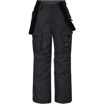 2117 LILLHEM Dětské lyžařské kalhoty, černá, velikost 128
