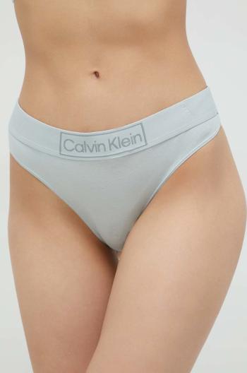 Tanga Calvin Klein Underwear tyrkysová barva