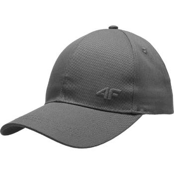 4F MEN´S CAP Pánská kšiltovka, tmavě šedá, velikost L