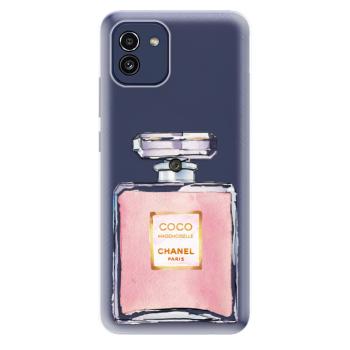 Odolné silikonové pouzdro iSaprio - Chanel Rose - Samsung Galaxy A03