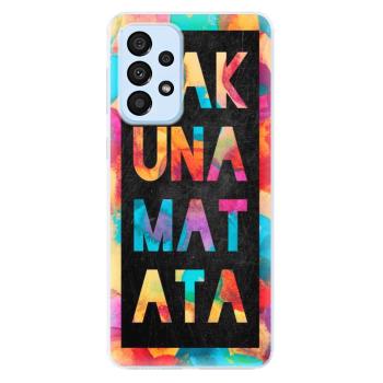 Odolné silikonové pouzdro iSaprio - Hakuna Matata 01 - Samsung Galaxy A33 5G