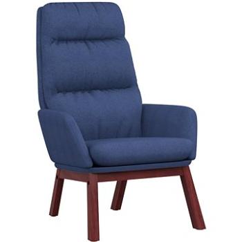 Relaxační křeslo modré textil, 341163 (341163)